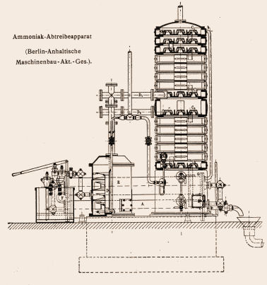 Ammoniakabtreiber der Berlin-Anhaltische Maschinenbau Actiengesellschaft (BAMAG)
