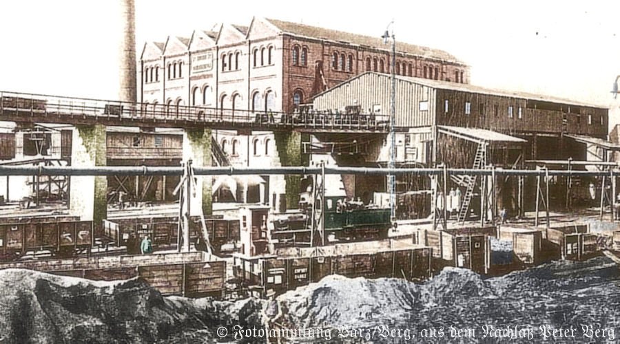 Brikettfabrik der Zeche Oberhausen um 1910